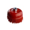 Щетка чашечная для УШМ 100 мм, 4",нейлоновая, волнистая проволока,"MAXIMUM" MX 18198