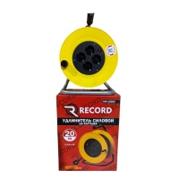 Силовой удлинитель 20 м, 4 розетки, 16А, 3500 Вт, кабель КГ 3х2.5 мм², Record MX 16385 (3538) оптом