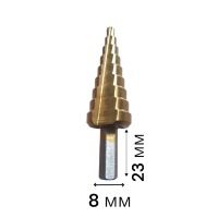 Сверло ступенчатое по металлу 4 - 20 мм оптом